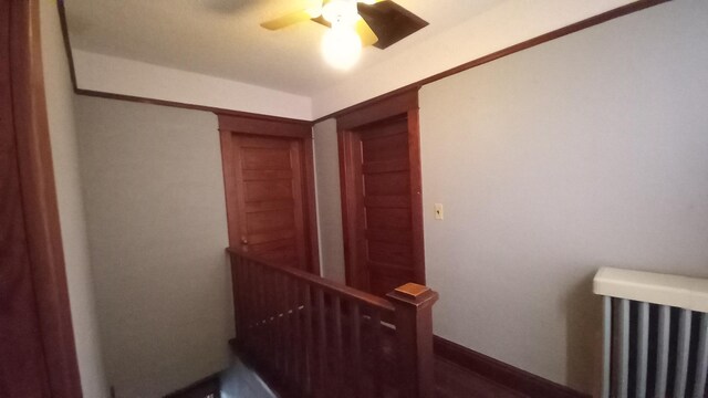 2540 S Dreyer Rd, Au Gres, MI 48703 - hall with an upstairs landing