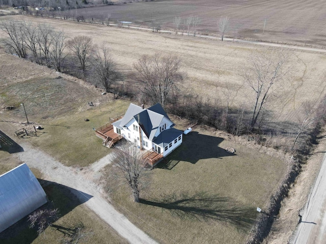 2540 S Dreyer Rd, Au Gres, MI 48703 - aerial view of sparsely populated area