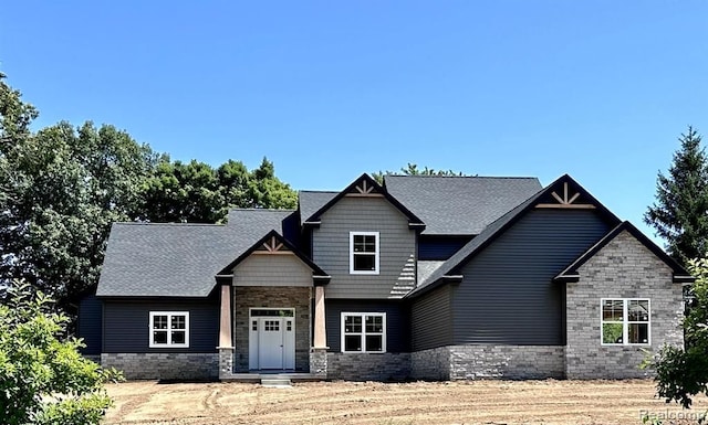 view of craftsman inspired home