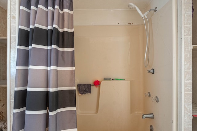 7434 Dyke Rd, Clay, MI 48001 - bathroom with shower / bathtub combination with curtain