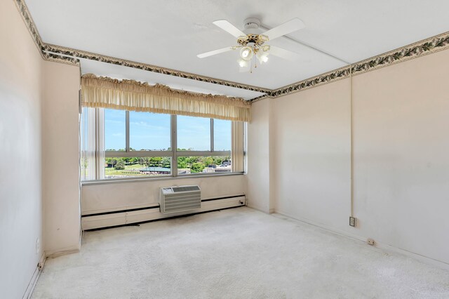 8900 E Jefferson Ave Unit 630-631, Detroit, MI 48214 - spare room with ceiling fan and baseboards