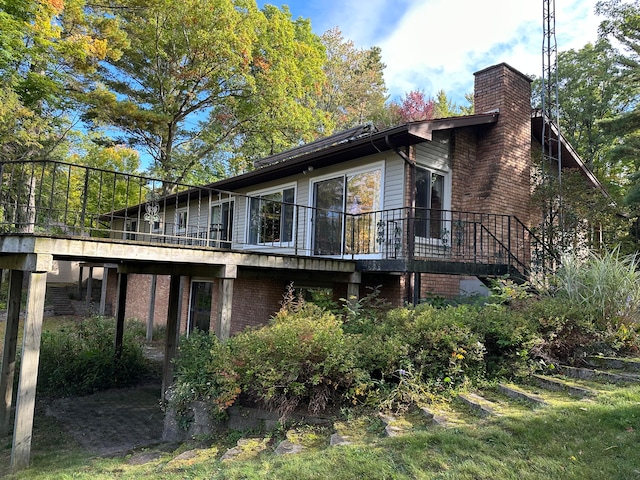 view of rear view of house