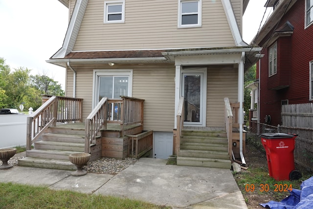 view of rear view of house