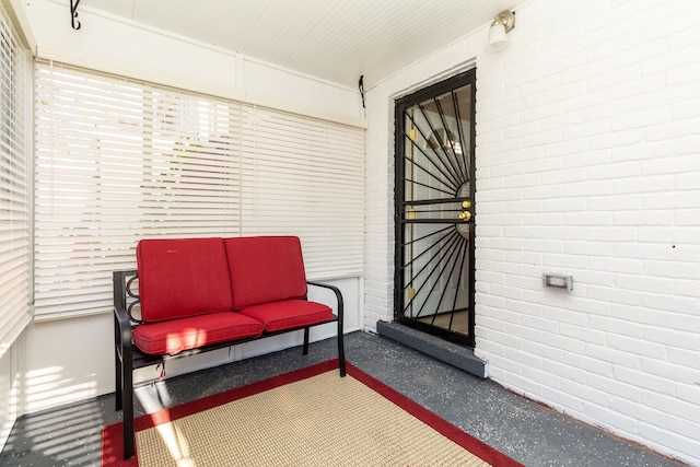 exterior space with a porch