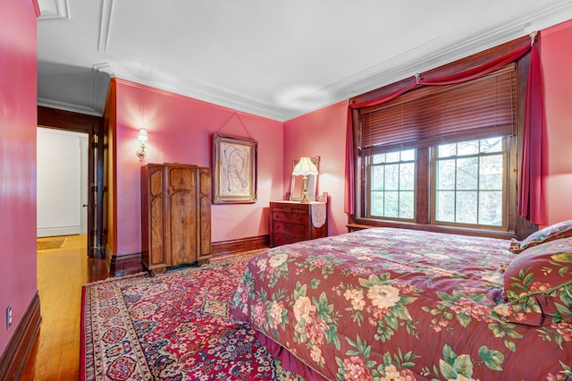 70 W Boston Blvd, Detroit, MI 48202 - bedroom featuring wood finished floors and ornamental molding