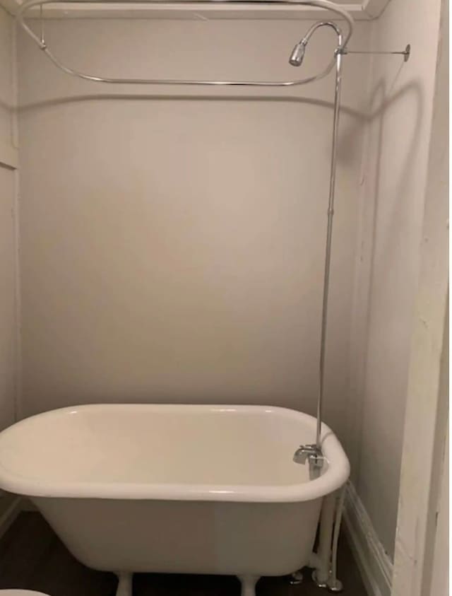 121 S Court St, Howell, MI 48843 - bathroom with a freestanding tub