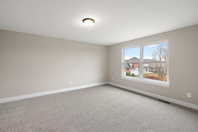 empty room featuring carpet