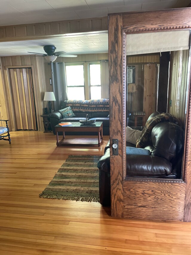 9516 State Highway M64, Marenisco, MI 49947 - living area featuring wood finished floors