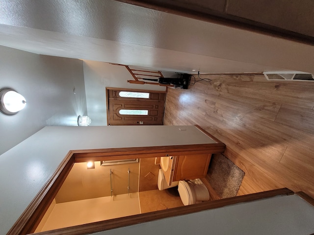 interior space with light wood-type flooring