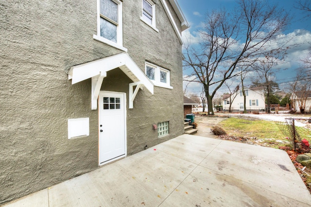 exterior space with a patio area