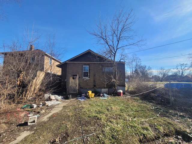 view of rear view of house