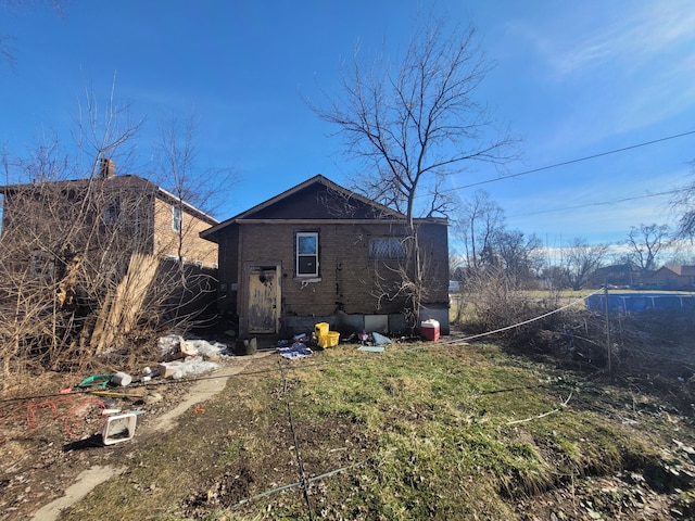 view of rear view of house