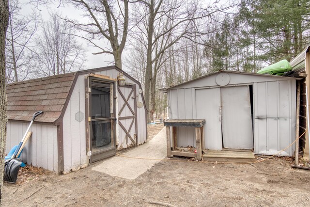 17370 Summit St, Barryton, MI 49305 - view of shed