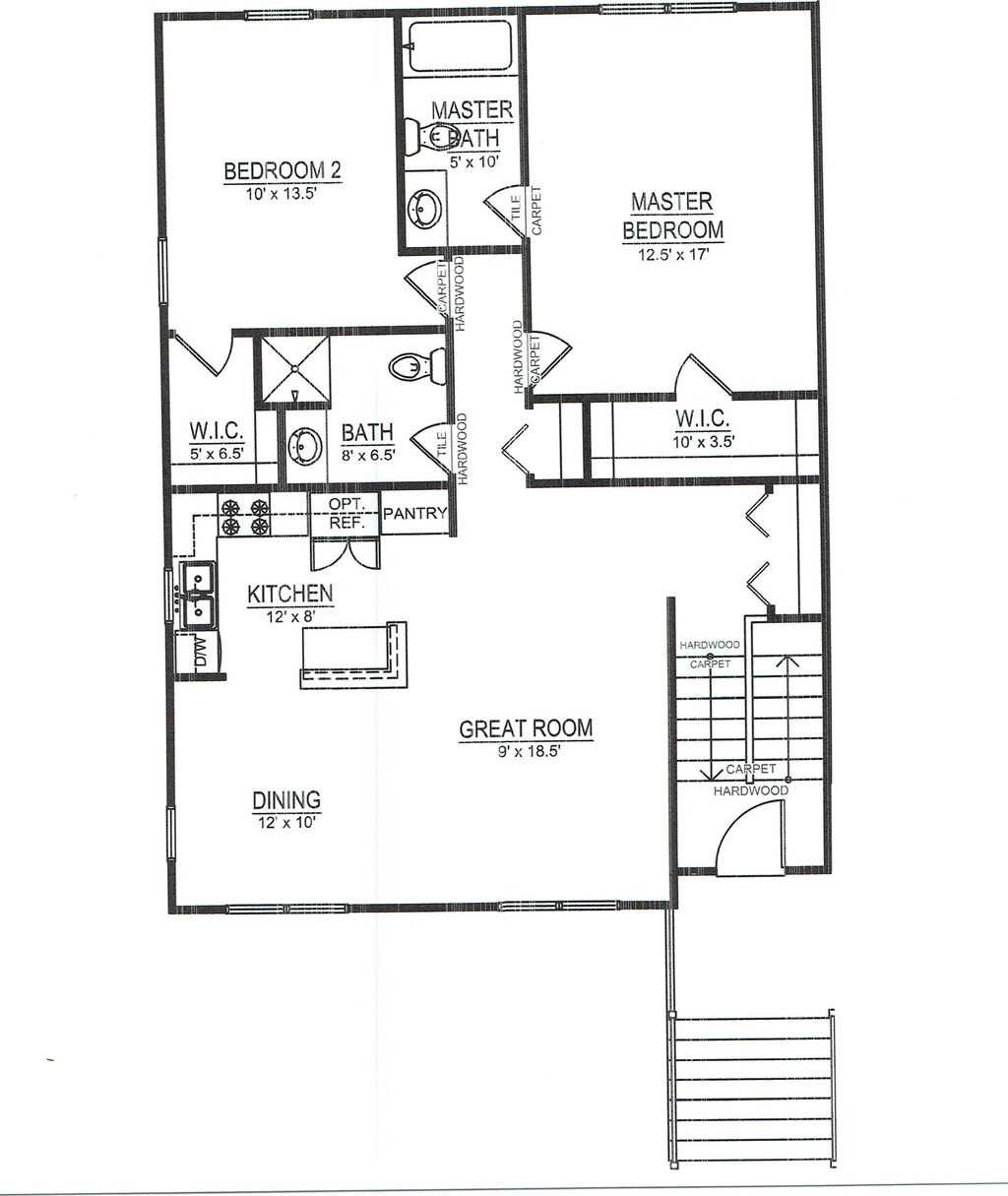 185 Whispering Pines Dr Unit 9, Fenton, MI 48430 - home floor plan