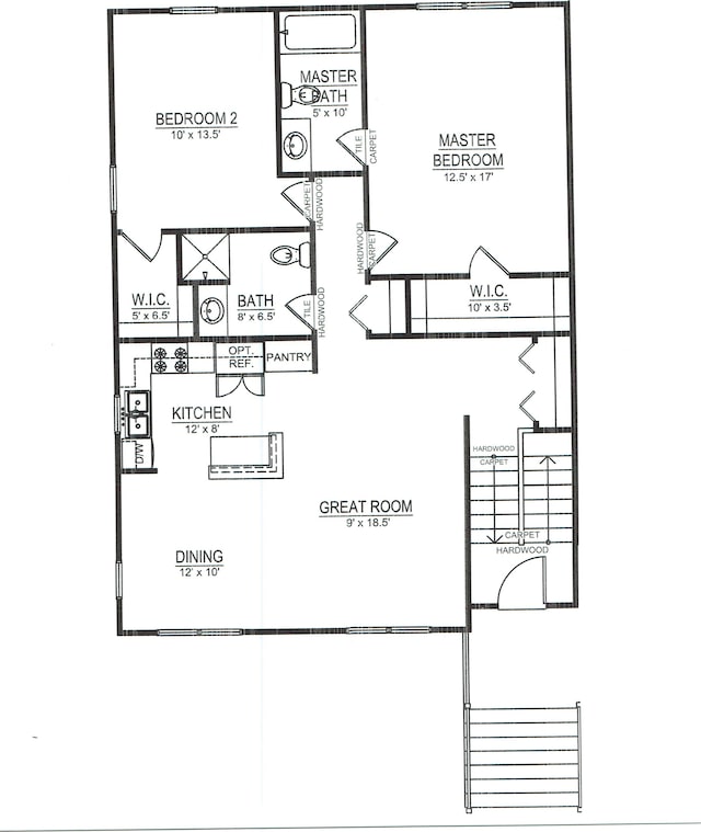 185 Whispering Pines Dr Unit 9, Fenton, MI 48430 - home floor plan