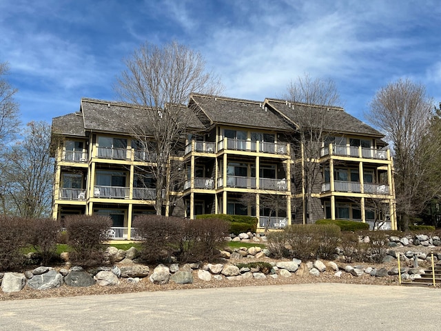 view of rear view of property