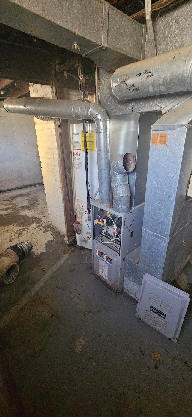 utilities with gas water heater