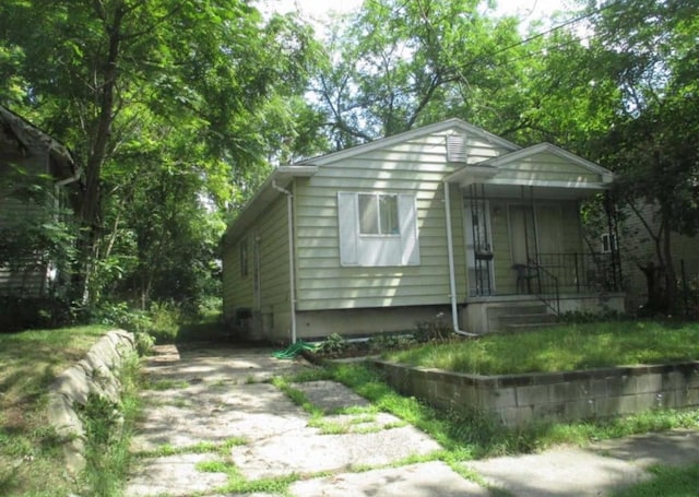 view of bungalow