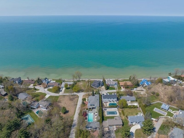 49106 Sun Valley Falls Blvd, New Buffalo, MI 49117 - view of property location with a large body of water and nearby suburban area