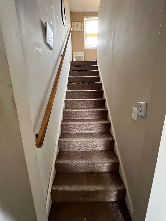 view of staircase