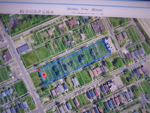 1749 Collingwood St, Detroit MI, 48206 land for sale