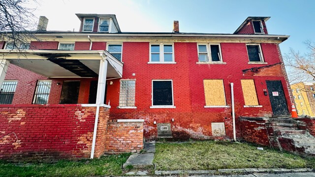 108 Mount Vernon St, Detroit, MI 48202 - view of front of house with brick siding