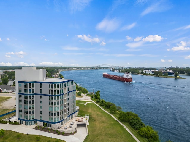 201 Beers St Unit 34, Port Huron, MI 48060 - drone / aerial view of a nearby body of water