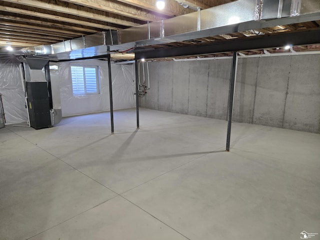 803 Plum Village Dr, Monroe, MI 48161 - below grade area featuring heating unit