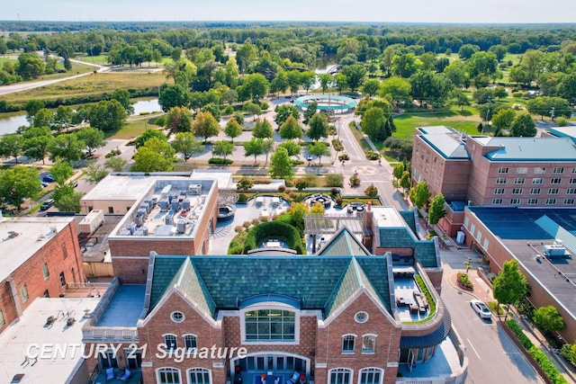 110 E Main St, Midland, MI 48640 - aerial view