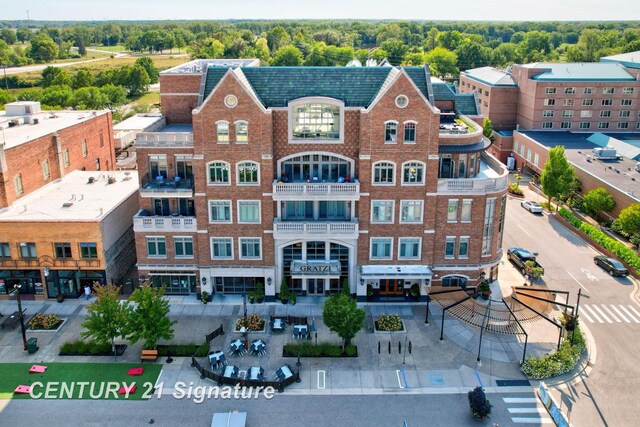 110 E Main St, Midland, MI 48640 - aerial view