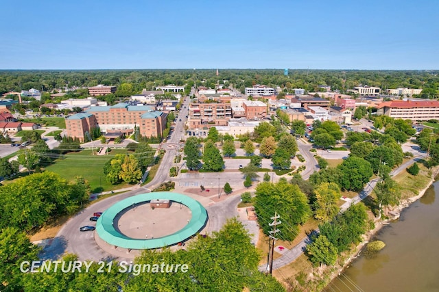 110 E Main St, Midland, MI 48640 - aerial view of property's location
