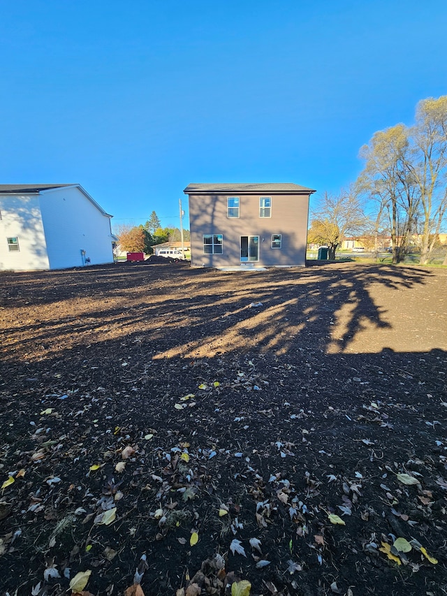 view of back of property