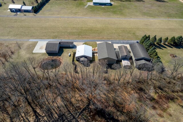 9363 S Grow Rd, Greenville, MI 48838 - aerial view of sparsely populated area