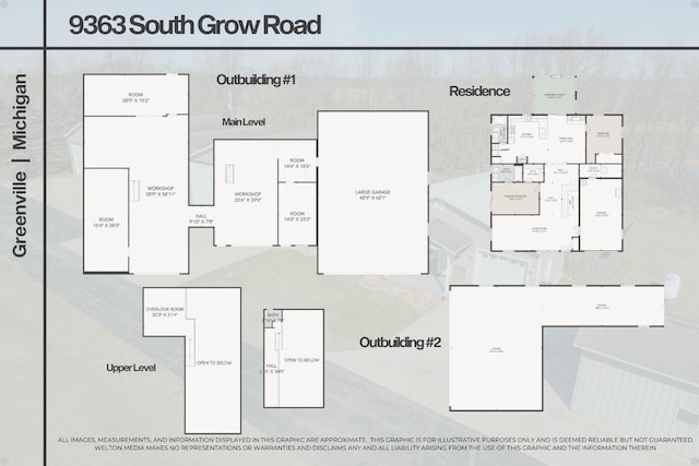 9363 S Grow Rd, Greenville, MI 48838 - property floor plan
