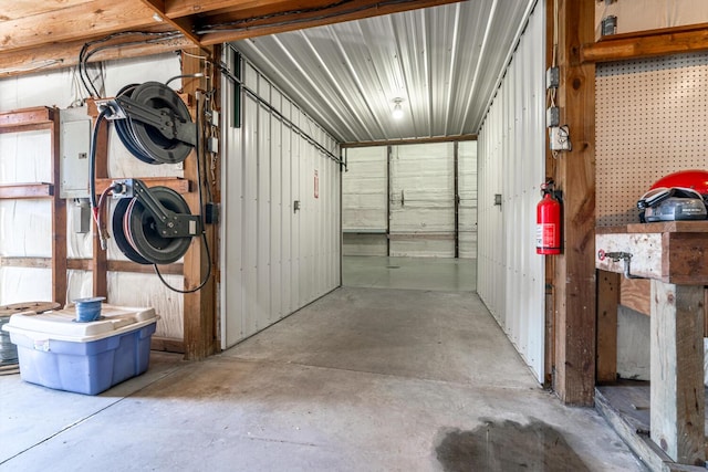 9363 S Grow Rd, Greenville, MI 48838 - view of garage