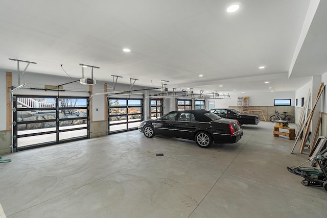 443 N Shore Dr, South Haven, MI 49090 - garage featuring recessed lighting and a garage door opener