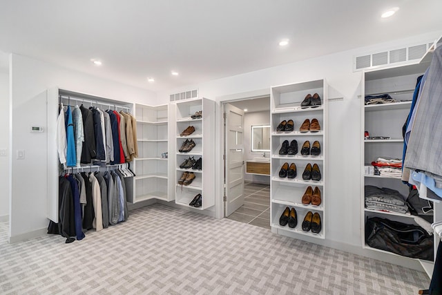 443 N Shore Dr, South Haven, MI 49090 - walk in closet featuring carpet flooring
