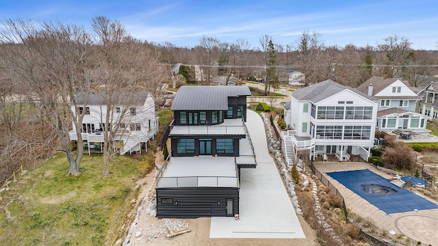 443 N Shore Dr, South Haven, MI 49090 - aerial perspective of suburban area