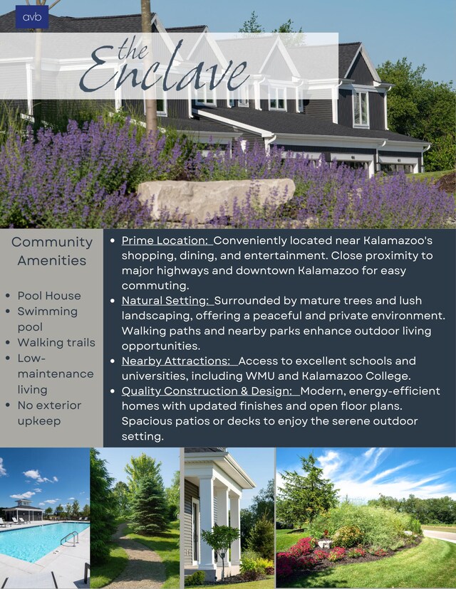 4143 Corvo Trce, Kalamazoo, MI 49006 - view of marketing collateral with multiple images