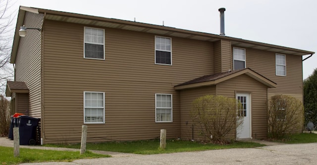 view of rear view of property