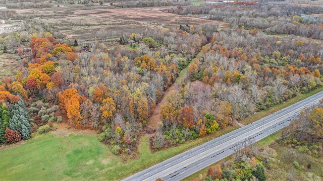 1976 Townline Rd, Benton Harbor, MI 49022 - aerial view of property and surrounding area with a forest