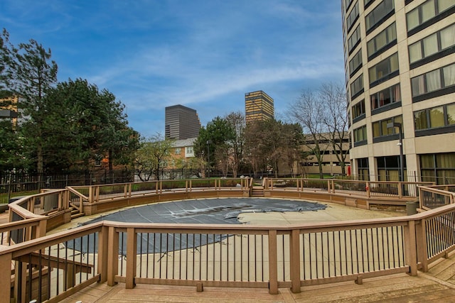 view of pool