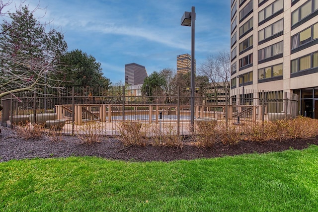 view of property's community featuring a pool