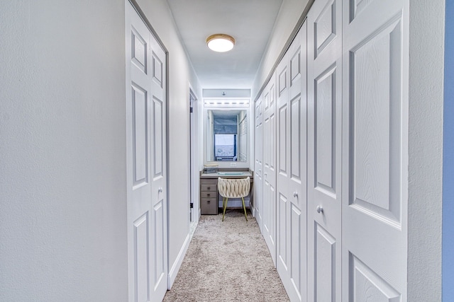 5000 Town Ctr Unit 2205, Southfield, MI 48075 - hall with light carpet and an office area