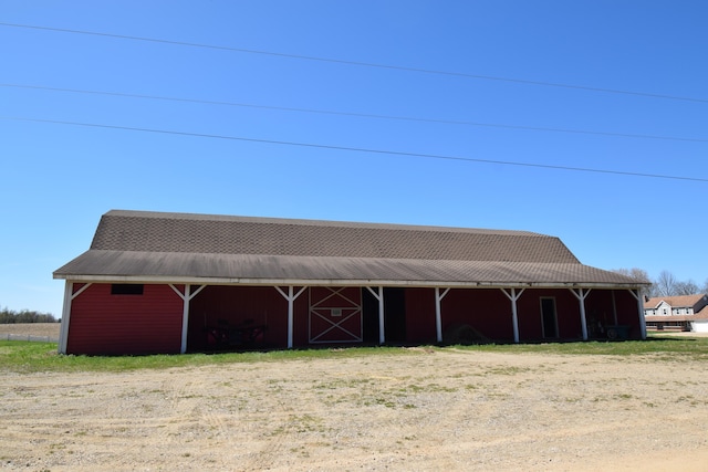 view of outbuilding