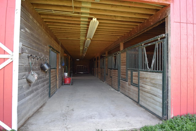 view of stable