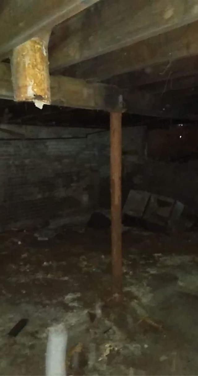 view of basement