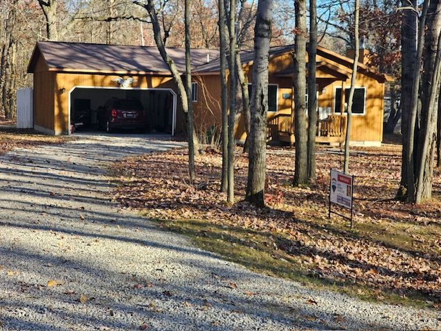 ranch-style house with a garage