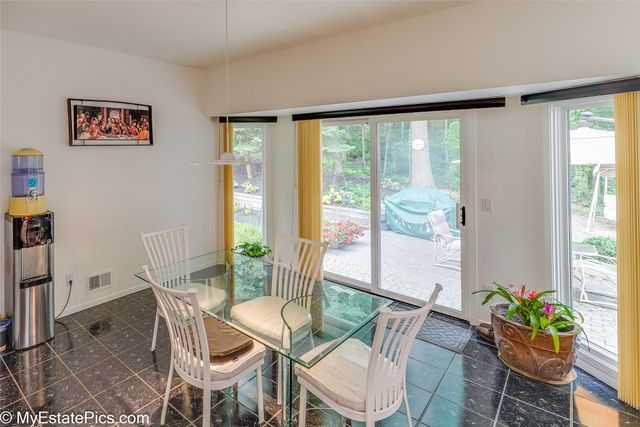 dining space with a healthy amount of sunlight