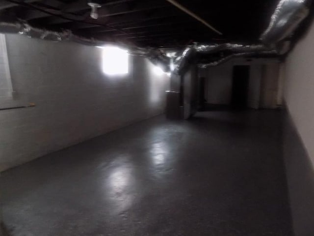 view of basement